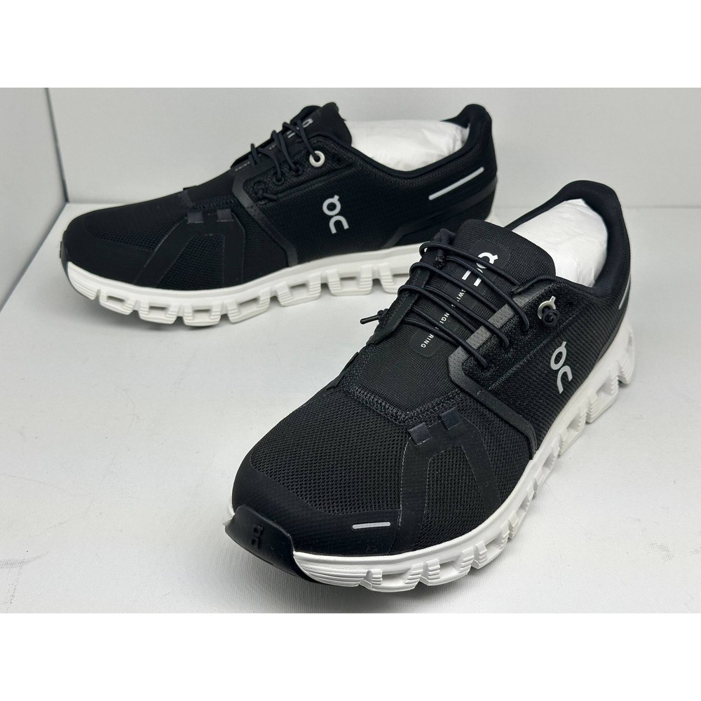 On Cloud‎ 6 Mens Running Shoes Black White 3MF10070299 Size 8 NEW